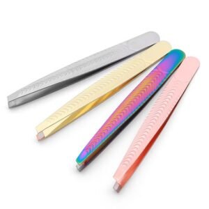 High Precision Hair Pulling Tweezers Stainless Steel Eyebrow
