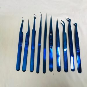 custom made steel eyelash tweezers