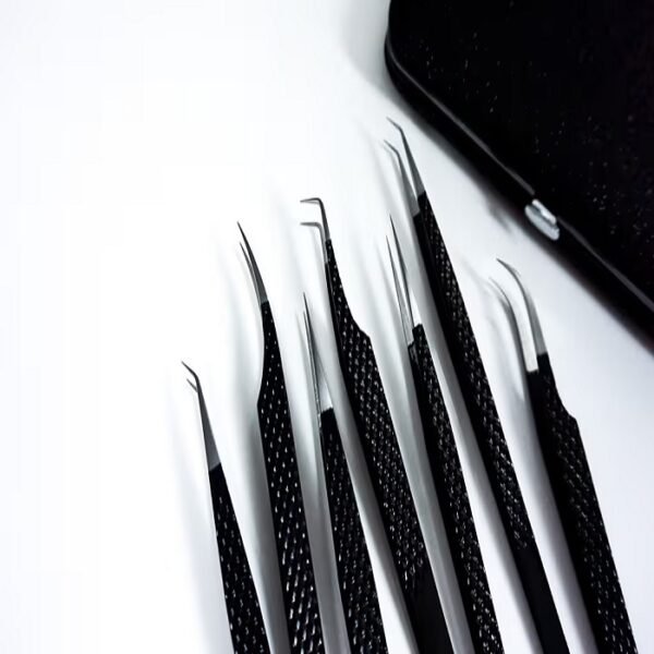 premium quality stainless steel highly demanded eyelash tweezers