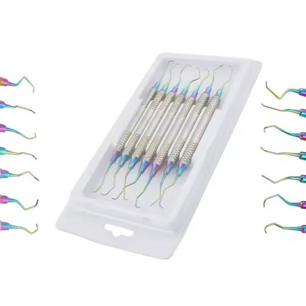 Set of 7 Gracey Periodontal Curettes & Scalar
