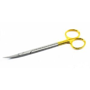 Kelly scissors 16 cm / 18 cm TC curved / Straight pointed gold