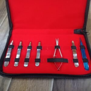 Eyelash Tweezers in 7 Pcs Set