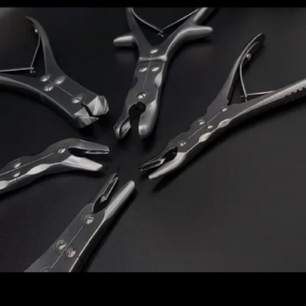 Bone Rongeurs & Bone Cutting Forceps 5 Pcs Set Double Action