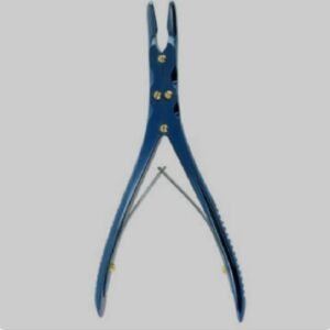 Bone Rongeurs Double Action in Blue Colour