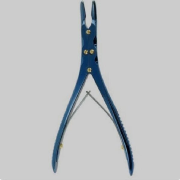 Bone Rongeurs Double Action in Blue Colour