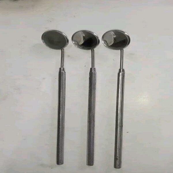 Dental Mirror Handle in Black Colour 3 Pcs Set